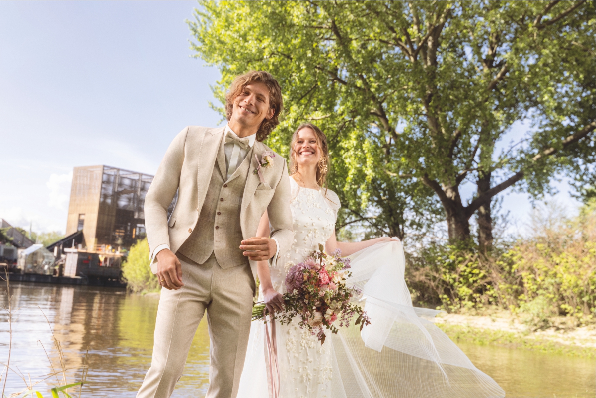 Wilvorst Hochzeit Brautpaar Familie Mode